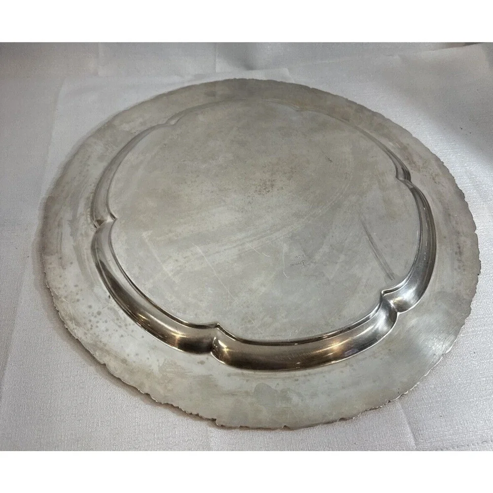 Burche Silver co. serving tray/ SPOC platter 16.5